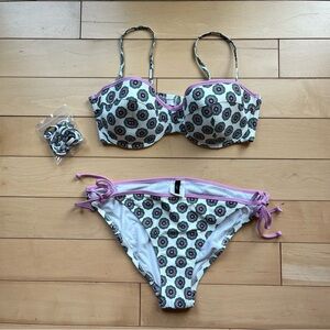 J. Crew Bikini 34D Top/ L Bottom